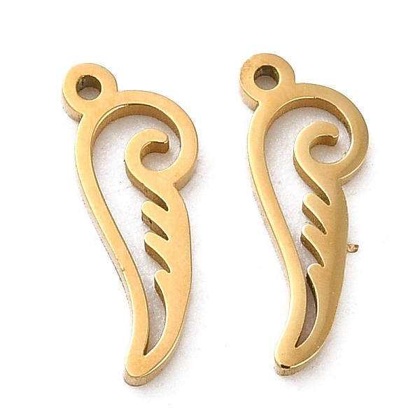 PandaHall 304 Stainless Steel Charms, Laser Cut, Wing Charm, Real 14K Gold Plated, 10.5x4x0.9mm, Hole: 0.7mm 304 Stainless Steel Wing
PandaHall 304 Stainless Steel Charms, Laser Cut, Wing Charm, Real 14K Gold Plated, 10.5x4x0.9mm, Hole: 0.7mm 304 Stainless Steel Wing