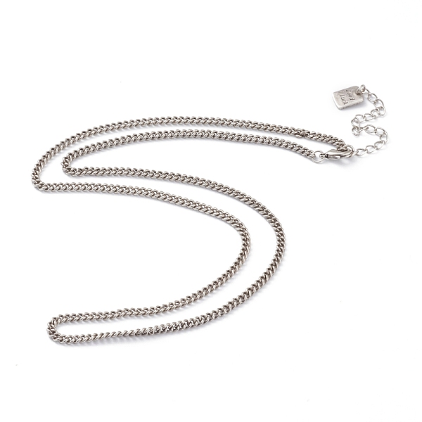 PandaHall Brass Curb Chain Necklaces, with Lobster Claw Clasps, Long-Lasting Plated, Word Good Luck, Antique Silver, 20-3/8 inch(51.8cm)...
PandaHall Brass Curb Chain Necklaces, with Lobster Claw Clasps, Long-Lasting Plated, Word Good Luck, Antique Silver, 20-3/8 inch(51.8cm)...