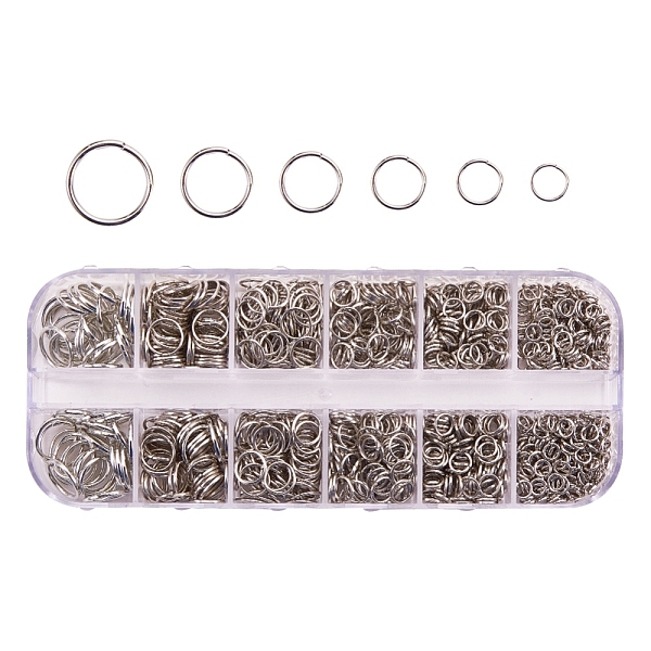 PandaHall 1 Box Iron Jump Rings, Open Jump Rings, Platinum, 18~21 Gauge, 4~10x0.7~1mm, Inner Diameter: about...
PandaHall 1 Box Iron Jump Rings, Open Jump Rings, Platinum, 18~21 Gauge, 4~10x0.7~1mm, Inner Diameter: about...
