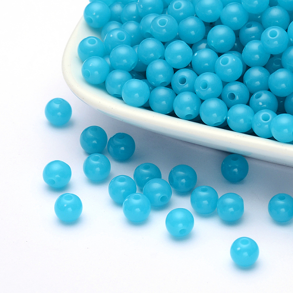 PandaHall Fluorescent Acrylic Beads, Round, Dodger Blue, 6mm, Hole: 1.5mm, about 3850pcs/500g Acrylic Round Blue
PandaHall Fluorescent Acrylic Beads, Round, Dodger Blue, 6mm, Hole: 1.5mm, about 3850pcs/500g Acrylic Round Blue