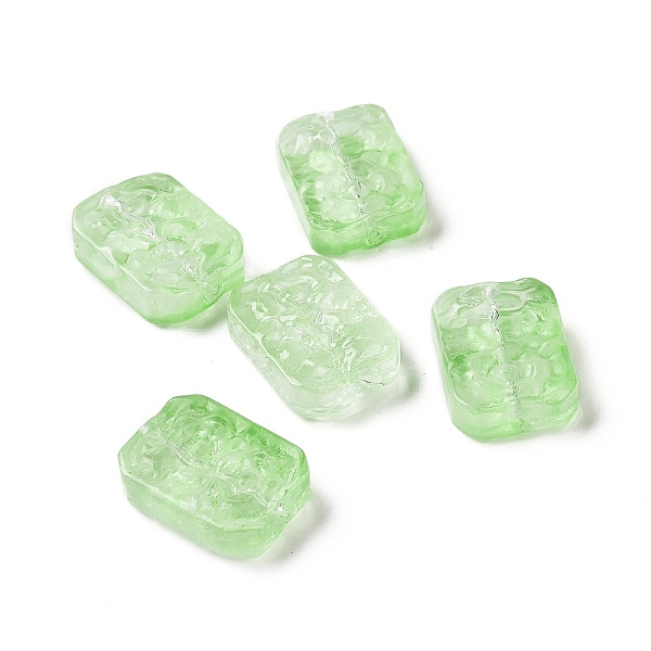 PandaHall Transparent Spray Painted Glass Beads, Rectangle, Light Green, 18x13x5.5mm, Hole: 1.4mm Glass Rectangle
PandaHall Transparent Spray Painted Glass Beads, Rectangle, Light Green, 18x13x5.5mm, Hole: 1.4mm Glass Rectangle