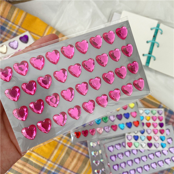 PandaHall Plastic Rhinestone Self-Adhesive Stickers, Waterproof Bling Faceted Heart Crystal Decals for Party Decorative Presents, Kid's Art..., Pink
PandaHall Plastic Rhinestone Self-Adhesive Stickers, Waterproof Bling Faceted Heart Crystal Decals for Party Decorative Presents, Kid's Art..., Pink