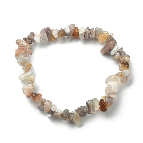 PandaHall Natural Botswana Agate Chips Beaded Stretch Bracelets, Inner Diameter: 1-3/4~1-7/8 inch(4.5~4.8cm) Botswana Agate
PandaHall Natural Botswana Agate Chips Beaded Stretch Bracelets, Inner Diameter: 1-3/4~1-7/8 inch(4.5~4.8cm) Botswana Agate