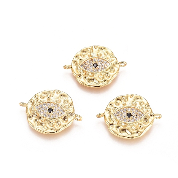 PandaHall Brass Micro Pave Cubic Zirconia Links connectors, Flat Round and Eye, Clear and Black, Golden, 15x20x2.5mm, Hole: 1.2mm...
PandaHall Brass Micro Pave Cubic Zirconia Links connectors, Flat Round and Eye, Clear and Black, Golden, 15x20x2.5mm, Hole: 1.2mm...
