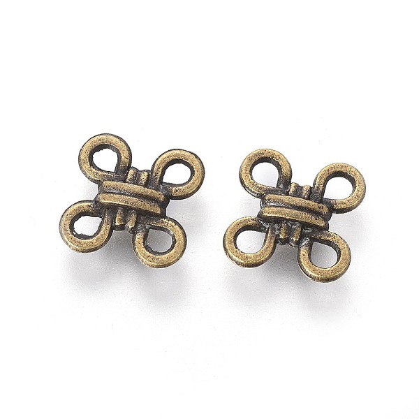 PandaHall Tibetan Style Chandelier Components Links, Chinese Knot, Antique Bronze, Lead Free and Cadmium Free, 10x10x3mm, Hole: 2mm Alloy...
PandaHall Tibetan Style Chandelier Components Links, Chinese Knot, Antique Bronze, Lead Free and Cadmium Free, 10x10x3mm, Hole: 2mm Alloy...