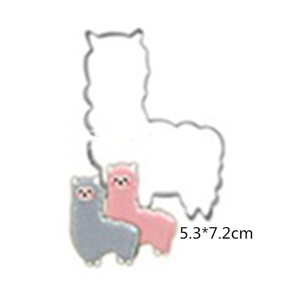 PandaHall 304 Stainless Steel Cookie Cutters, Cookies Moulds, DIY Biscuit Baking Tool, Llama/Alpaca, Stainless Steel Color, 72x53mm 304...
PandaHall 304 Stainless Steel Cookie Cutters, Cookies Moulds, DIY Biscuit Baking Tool, Llama/Alpaca, Stainless Steel Color, 72x53mm 304...