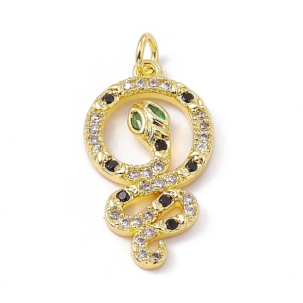 PandaHall Brass Micro Pave Cubic Zirconia Pendants, Snake Charm, Golden, 28.5x14.5x3mm, Hole: 3mm Brass+Cubic Zirconia Snake Clear
PandaHall Brass Micro Pave Cubic Zirconia Pendants, Snake Charm, Golden, 28.5x14.5x3mm, Hole: 3mm Brass+Cubic Zirconia Snake Clear