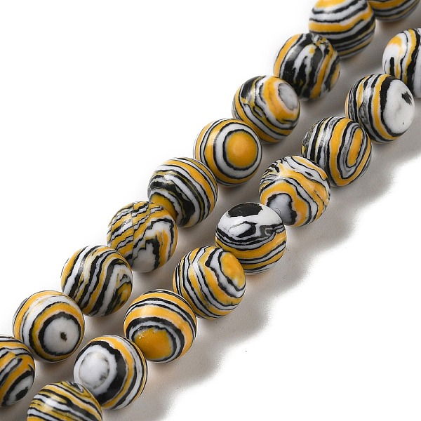 PandaHall Synthetic Malachite Dyed Beads Strands, Round, Goldenrod, 8mm, Hole: 1.2mm, about 47~48pcs/strand, 14.96''~15.16''(38~38.5cm)..., Gold
PandaHall Synthetic Malachite Dyed Beads Strands, Round, Goldenrod, 8mm, Hole: 1.2mm, about 47~48pcs/strand, 14.96''~15.16''(38~38.5cm)..., Gold