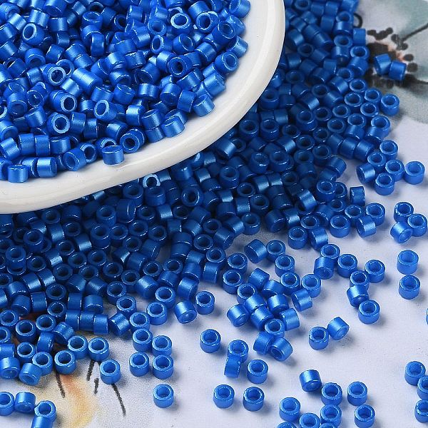 PandaHall Baking Paint Glass Seed Beads, Cylinder, Blue, 2.5x2mm, Hole: 1.4mm, about 5039pcs/50g Glass Blue
PandaHall Baking Paint Glass Seed Beads, Cylinder, Blue, 2.5x2mm, Hole: 1.4mm, about 5039pcs/50g Glass Blue