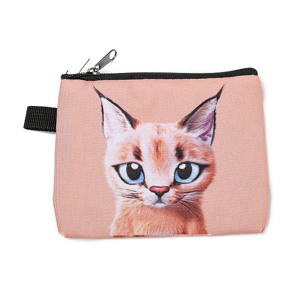 PandaHall Cute Cat Polyester Zipper Wallets, Rectangle Coin Purses, Change Purse for Women & Girls, Light Salmon, 11x13.5cm Polyester Cat...
PandaHall Cute Cat Polyester Zipper Wallets, Rectangle Coin Purses, Change Purse for Women & Girls, Light Salmon, 11x13.5cm Polyester Cat...