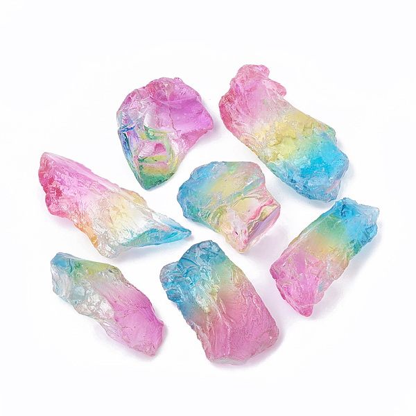 PandaHall Natural Quartz Crystal Beads, Tourmaline Plating Color, Dyed, No Hole/Undrilled, Nuggets, Colorful, 45~55x22~27x15~24mm Quartz...
PandaHall Natural Quartz Crystal Beads, Tourmaline Plating Color, Dyed, No Hole/Undrilled, Nuggets, Colorful, 45~55x22~27x15~24mm Quartz...