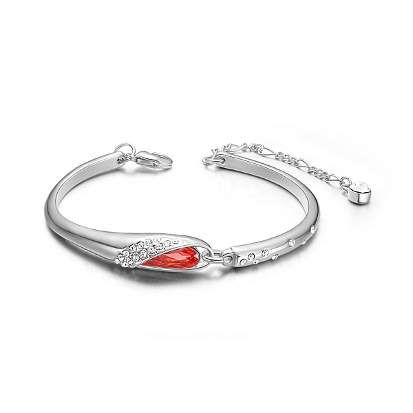 PandaHall SHEGRACE Alloy Link Bracelets, with Micro Pave Cubic Zirconia Wing and Austrian Crystal, Hyacinth, 6-3/4 inch(170mm)..., Clear
PandaHall SHEGRACE Alloy Link Bracelets, with Micro Pave Cubic Zirconia Wing and Austrian Crystal, Hyacinth, 6-3/4 inch(170mm)..., Clear