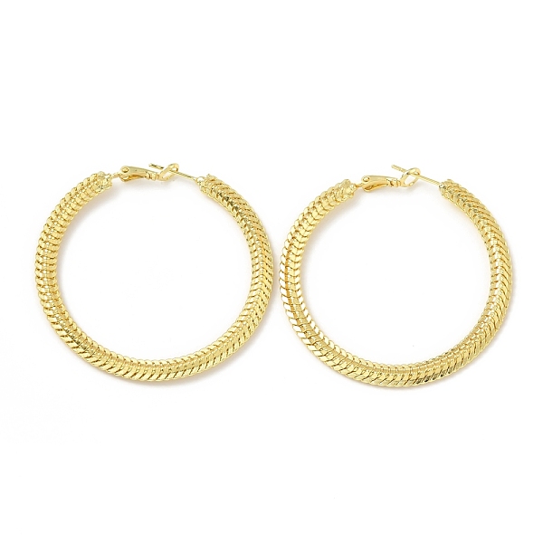 PandaHall Brass Chain Wrap Big Hoop Earrings for Women, Lead Free & Cadmium Free & Nickel Free, Real 18K Gold Plated, 50.5x3mm, Pin: 0.9mm...
PandaHall Brass Chain Wrap Big Hoop Earrings for Women, Lead Free & Cadmium Free & Nickel Free, Real 18K Gold Plated, 50.5x3mm, Pin: 0.9mm...