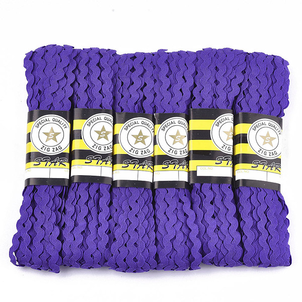 PandaHall Polypropylene Fiber Ribbons, Wave Shape, DarkSlate Blue, 7~8mm, 15yard/bundle, 6bundles/bag Polypropylene None Blue
PandaHall Polypropylene Fiber Ribbons, Wave Shape, DarkSlate Blue, 7~8mm, 15yard/bundle, 6bundles/bag Polypropylene None Blue