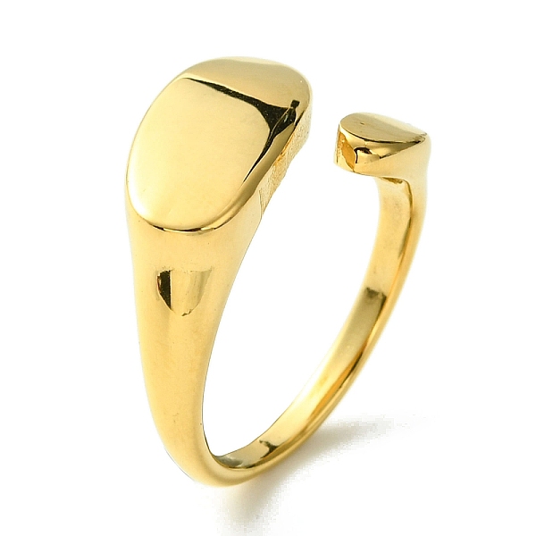 PandaHall Ion Plating(IP) 304 Stainless Steel Oval Open Cuff Ring, Signet Rings, Real 14K Gold Plated, US Size 8(18.1mm) 304 Stainless Steel...
PandaHall Ion Plating(IP) 304 Stainless Steel Oval Open Cuff Ring, Signet Rings, Real 14K Gold Plated, US Size 8(18.1mm) 304 Stainless Steel...