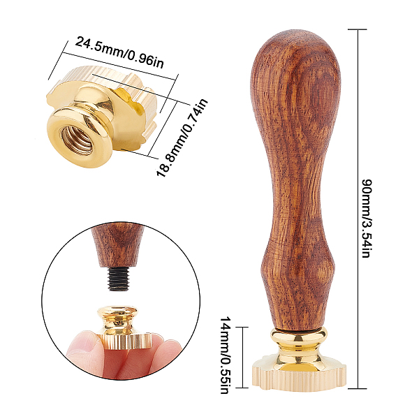 PandaHall CRASPIRE Wax Seal Stamp Bluebell Shape Sealing Wax Stamp Head with Universal Wood Handle for Invitations Cards Bottle Gift...
PandaHall CRASPIRE Wax Seal Stamp Bluebell Shape Sealing Wax Stamp Head with Universal Wood Handle for Invitations Cards Bottle Gift...