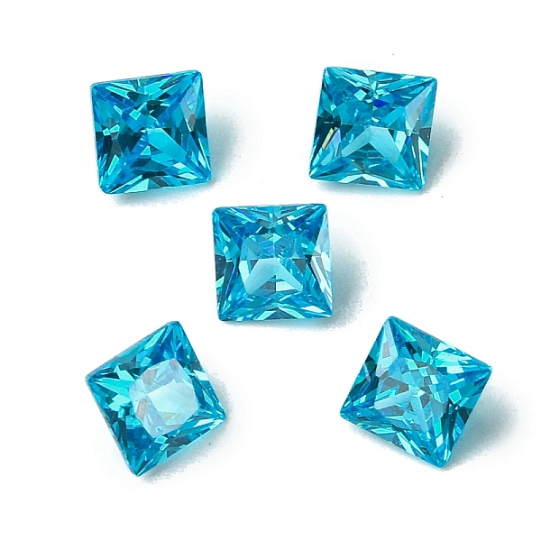 PandaHall Cubic Zirconia Cabochons, Point Back, Square, Dark Turquoise, 6x6x3mm Cubic Zirconia Square
PandaHall Cubic Zirconia Cabochons, Point Back, Square, Dark Turquoise, 6x6x3mm Cubic Zirconia Square