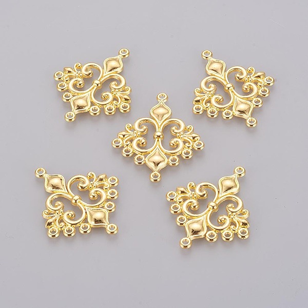 PandaHall Tibetan Style Alloy Chandelier Component Links, Lead Free and Cadmium Free, Rhombus, Golden, 36x30x2mm, Hole: 1.5mm, about...
PandaHall Tibetan Style Alloy Chandelier Component Links, Lead Free and Cadmium Free, Rhombus, Golden, 36x30x2mm, Hole: 1.5mm, about...
