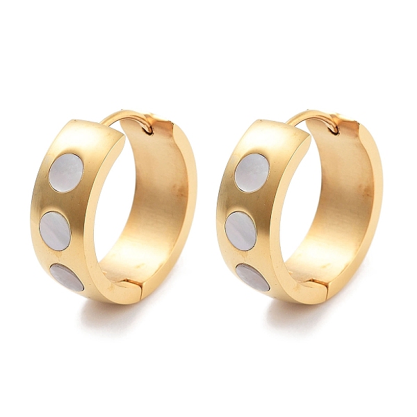 PandaHall Ion Plating(IP) 304 Stainless Steel & Natural Shell Huggie Hoop Earrings for Women, with 316 Surgical Stainless Steel Ear Pins...
PandaHall Ion Plating(IP) 304 Stainless Steel & Natural Shell Huggie Hoop Earrings for Women, with 316 Surgical Stainless Steel Ear Pins...