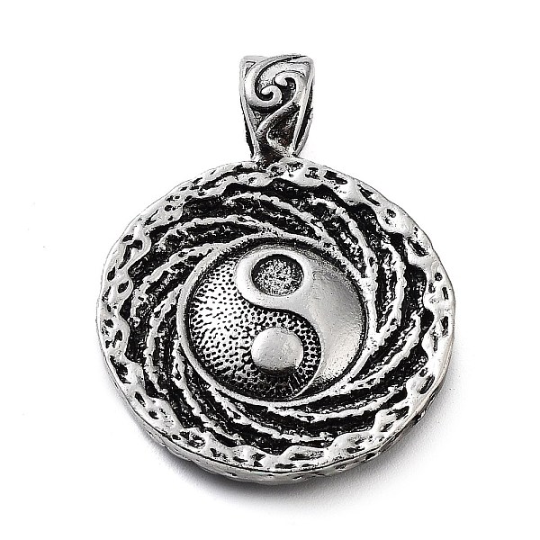 PandaHall Tibetan Style Alloy Pendants, Yin-yang Charms, Antique Silver, 39x29x5.5mm, Hole: 7.5x4.5mm Alloy Yin-yang
PandaHall Tibetan Style Alloy Pendants, Yin-yang Charms, Antique Silver, 39x29x5.5mm, Hole: 7.5x4.5mm Alloy Yin-yang