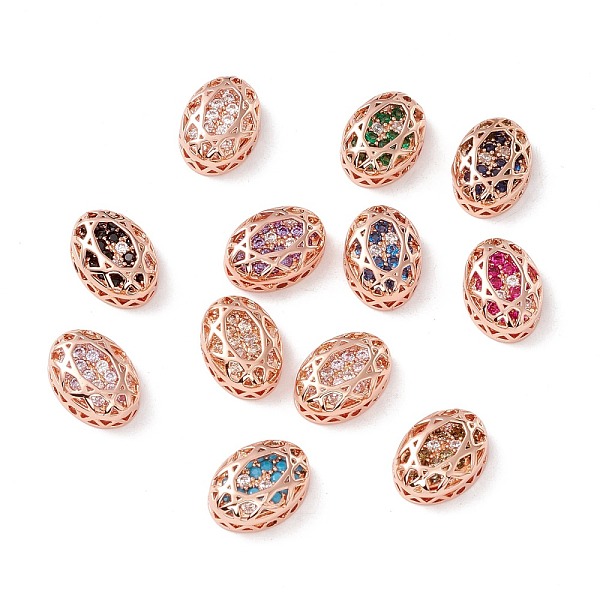 PandaHall Eco-friendly Brass Micro Pave Cubic Zirconia Multi-strand Links, Rack Plating, Cadmium Free & Lead Free, Oval, Rose Gold, Mixed..., Multicolor
PandaHall Eco-friendly Brass Micro Pave Cubic Zirconia Multi-strand Links, Rack Plating, Cadmium Free & Lead Free, Oval, Rose Gold, Mixed..., Multicolor