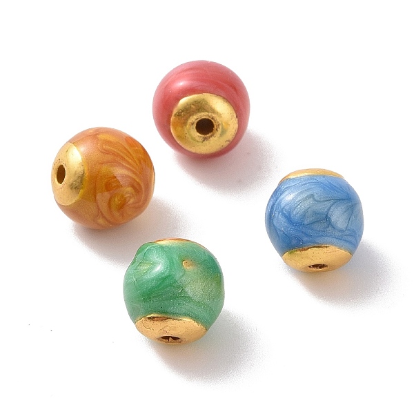 PandaHall Alloy Beads, with Enamel, Round, Matte Gold Color, Mixed Color, 8mm, Hole: 1.4mm Alloy+Enamel Round Multicolor
PandaHall Alloy Beads, with Enamel, Round, Matte Gold Color, Mixed Color, 8mm, Hole: 1.4mm Alloy+Enamel Round Multicolor