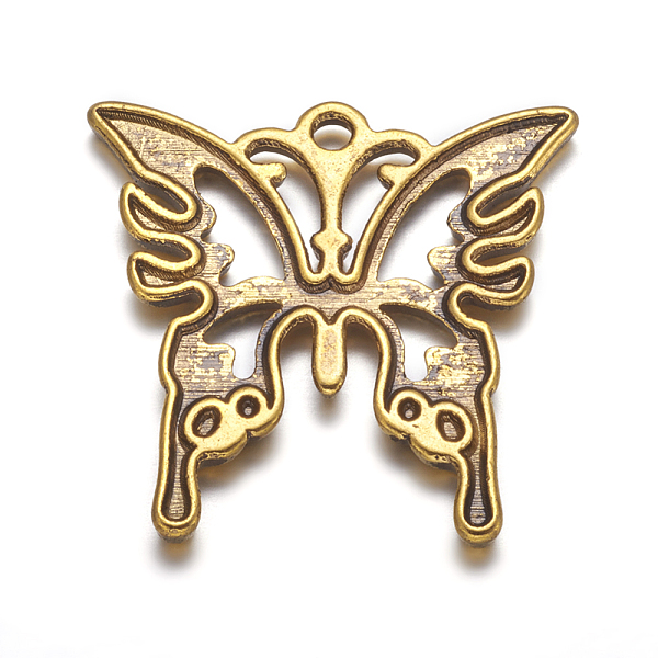 PandaHall Tibetan Style Alloy Pendants, Lead Free and Cadmium Free, Antique Golden, Butterfly, 25x26x2mm, Hole: 2mm Alloy Butterfly
PandaHall Tibetan Style Alloy Pendants, Lead Free and Cadmium Free, Antique Golden, Butterfly, 25x26x2mm, Hole: 2mm Alloy Butterfly