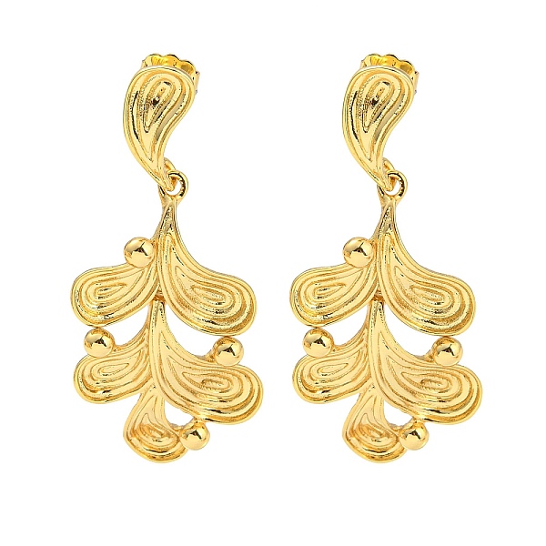 PandaHall Leaf Shape Rack Plating Brass Dangle Stud Earrings, Long-Lasting Plated, Cadmium Free & Lead Free, Real 18K Gold Plated...
PandaHall Leaf Shape Rack Plating Brass Dangle Stud Earrings, Long-Lasting Plated, Cadmium Free & Lead Free, Real 18K Gold Plated...