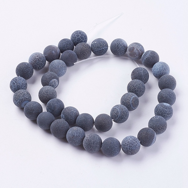 PandaHall Natural Weathered Agate Beads Strands, Dyed, Frosted, Round, Black, 10mm, Hole: 1mm, about 38pcs/strand, 15.35 inch Weathered...
PandaHall Natural Weathered Agate Beads Strands, Dyed, Frosted, Round, Black, 10mm, Hole: 1mm, about 38pcs/strand, 15.35 inch Weathered...