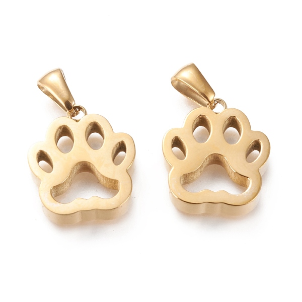 PandaHall Ion Plating(IP) 304 Stainless Steel Pendants, Manual Polishing, Hollow, Dog Footprint, Golden, 17x15x3.5mm, Hole: 3x6mm 304...
PandaHall Ion Plating(IP) 304 Stainless Steel Pendants, Manual Polishing, Hollow, Dog Footprint, Golden, 17x15x3.5mm, Hole: 3x6mm 304...