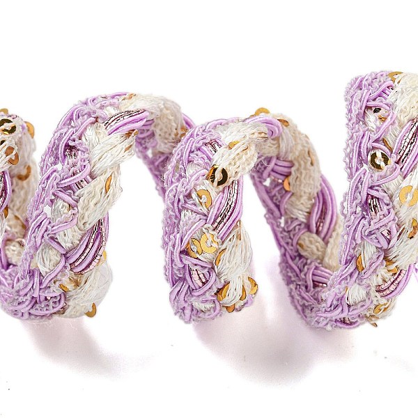 PandaHall Polyester Crochet Lace Trim, Knitted Decor Trimming with PVC Paillettes, for Clothes Bridal Dress, Plum, 3/8 inch(11mm) Polyester..., Purple
PandaHall Polyester Crochet Lace Trim, Knitted Decor Trimming with PVC Paillettes, for Clothes Bridal Dress, Plum, 3/8 inch(11mm) Polyester..., Purple