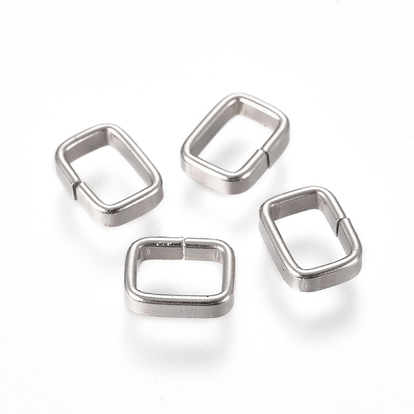 PandaHall 201 Stainless Steel Quick Link Connectors, Linking Rings, Closed but Unsoldered, Rectangle, Stainless Steel Color, 6.5x5x1.5mm...
PandaHall 201 Stainless Steel Quick Link Connectors, Linking Rings, Closed but Unsoldered, Rectangle, Stainless Steel Color, 6.5x5x1.5mm...