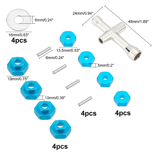 PandaHall AHANDMAKER Aluminum Alloy Clutch Bell Shoes Bearings Gear Flywheel Assembly Kit, Zinc Alloy Cross Shaped Wrench, Aluminum Alloy...
PandaHall AHANDMAKER Aluminum Alloy Clutch Bell Shoes Bearings Gear Flywheel Assembly Kit, Zinc Alloy Cross Shaped Wrench, Aluminum Alloy...