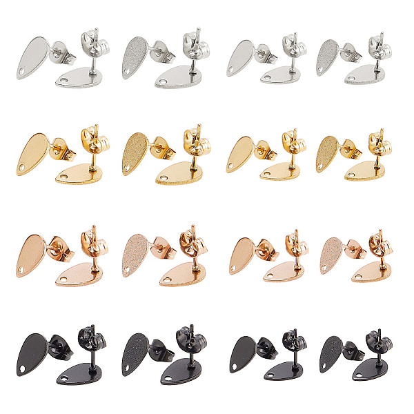 PandaHall MAYJOYDIY US 32Pcs 16 Style 304 Stainless Steel Stud Earring Findings, with Hole, Teardrop, Mixed Color, 8~10x5~6x0.7~0.9mm, Hole...
PandaHall MAYJOYDIY US 32Pcs 16 Style 304 Stainless Steel Stud Earring Findings, with Hole, Teardrop, Mixed Color, 8~10x5~6x0.7~0.9mm, Hole...