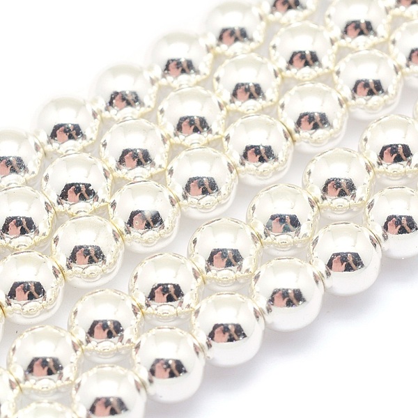 PandaHall Electroplate Non-magnetic Synthetic Hematite Beads Strands, Grade AAA, Long-Lasting Plated, Round, Silver Plated, 6mm, Hole: 1mm...
PandaHall Electroplate Non-magnetic Synthetic Hematite Beads Strands, Grade AAA, Long-Lasting Plated, Round, Silver Plated, 6mm, Hole: 1mm...