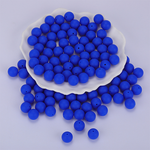 PandaHall Round Silicone Focal Beads, Chewing Beads For Teethers, DIY Nursing Necklaces Making, Blue, 15mm, Hole: 2mm Silicone Round Blue
PandaHall Round Silicone Focal Beads, Chewing Beads For Teethers, DIY Nursing Necklaces Making, Blue, 15mm, Hole: 2mm Silicone Round Blue