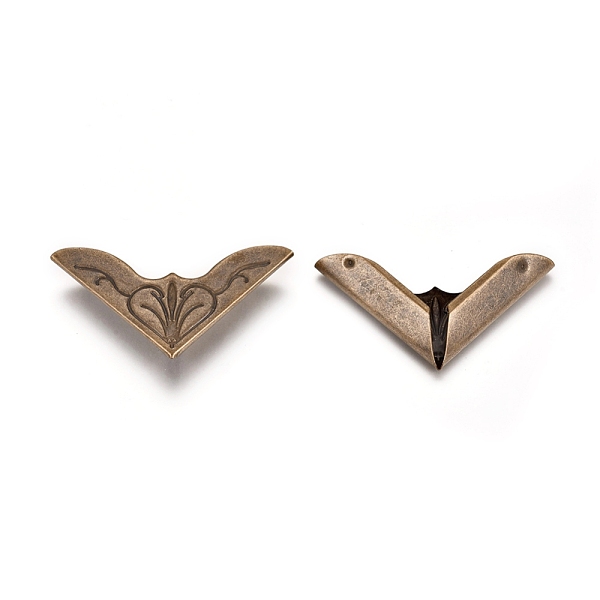 PandaHall Iron Book Albums Menus Folders Corner Protectors, Antique Bronze, 42.5x24.2x5.8mm, Fit For 1mm thick Book Iron
PandaHall Iron Book Albums Menus Folders Corner Protectors, Antique Bronze, 42.5x24.2x5.8mm, Fit For 1mm thick Book Iron