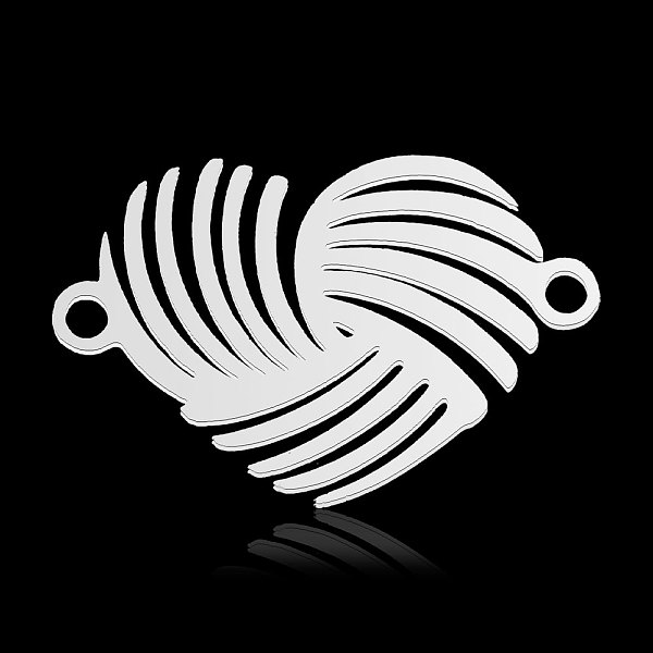 PandaHall 201 Stainless Steel Connector Charms, Heart, Stainless Steel Color, 12x19x1mm, Hole: 1.4mm 201 Stainless Steel Heart
PandaHall 201 Stainless Steel Connector Charms, Heart, Stainless Steel Color, 12x19x1mm, Hole: 1.4mm 201 Stainless Steel Heart