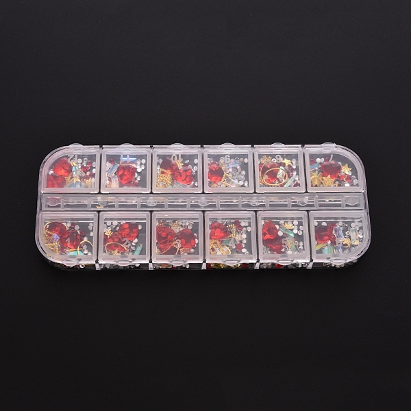 PandaHall Nail Art Decorations, with Resin, Acrylic Rhinestones and Brass Cabochons, Mixed Shape, Mixed Color, 1.5~10x1.5~7x0.1~4mm...
PandaHall Nail Art Decorations, with Resin, Acrylic Rhinestones and Brass Cabochons, Mixed Shape, Mixed Color, 1.5~10x1.5~7x0.1~4mm...