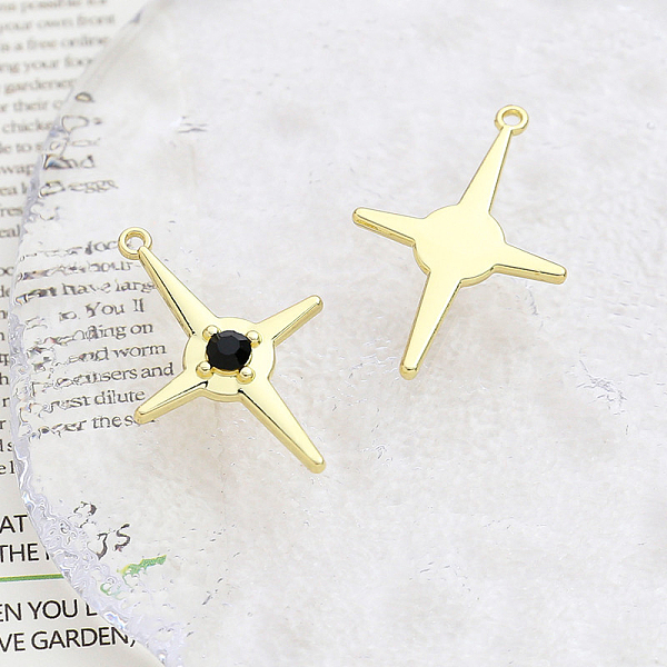PandaHall Alloy Pendant with Rhinestone, Star Charms, Golden, Jet, 34.3x23mm Alloy+Rhinestone Star Black
PandaHall Alloy Pendant with Rhinestone, Star Charms, Golden, Jet, 34.3x23mm Alloy+Rhinestone Star Black
