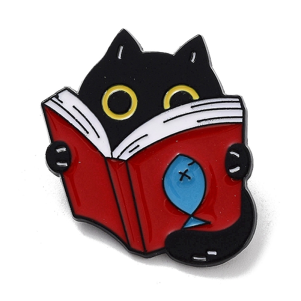 PandaHall Bookish Cat Shape Alloy Enamel Pin Brooches, for Backpack Clothes, Red, 30.5x28.5x1.4mm Alloy+Enamel Cat Shape Red
PandaHall Bookish Cat Shape Alloy Enamel Pin Brooches, for Backpack Clothes, Red, 30.5x28.5x1.4mm Alloy+Enamel Cat Shape Red