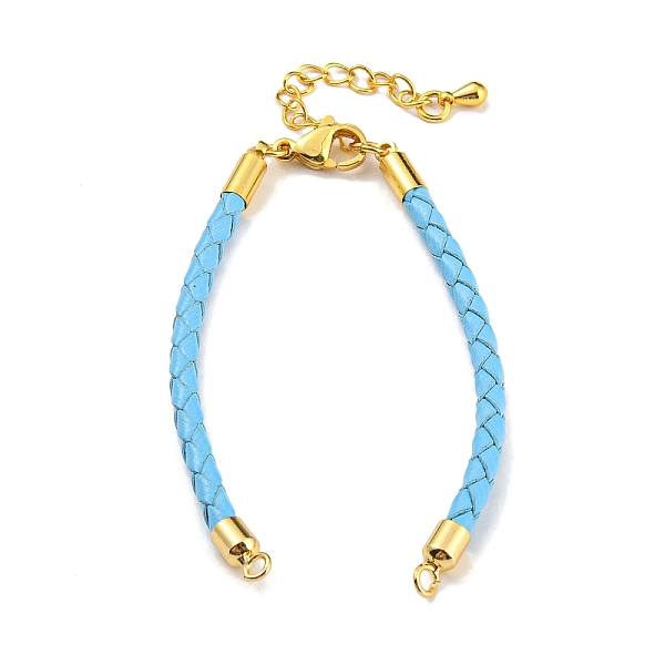PandaHall Leather Braided Cord Link Bracelets, Fit for Connector Charms, with Long-Lasting Plated Rack Plating Colden Tone Brass Lobster...
PandaHall Leather Braided Cord Link Bracelets, Fit for Connector Charms, with Long-Lasting Plated Rack Plating Colden Tone Brass Lobster...