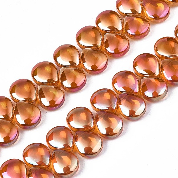 PandaHall Electroplate Glass Beads Strand, AB Color, Teardrop, Coral, 10x12x5mm, Hole: 0.8mm, about 82~99pcs/strand, 16.93 inch~ 23.23 inch..., Red
PandaHall Electroplate Glass Beads Strand, AB Color, Teardrop, Coral, 10x12x5mm, Hole: 0.8mm, about 82~99pcs/strand, 16.93 inch~ 23.23 inch..., Red