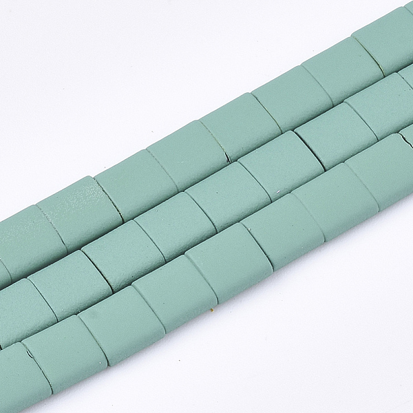 PandaHall Spray Painted Non-magnetic Synthetic Hematite Beads, 2-Hole, For Tile Elastic Bracelets Making, Square, Medium Aquamarine, 5x5x2mm..., Green
PandaHall Spray Painted Non-magnetic Synthetic Hematite Beads, 2-Hole, For Tile Elastic Bracelets Making, Square, Medium Aquamarine, 5x5x2mm..., Green