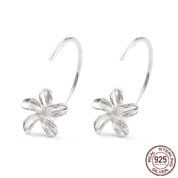 PandaHall Flower 925 Sterling Silver Stud Earrings for Girl Women, Dainty Minimalist Open Hoop Earrings, Silver, 14mm, Pin: 1mm Sterling...
PandaHall Flower 925 Sterling Silver Stud Earrings for Girl Women, Dainty Minimalist Open Hoop Earrings, Silver, 14mm, Pin: 1mm Sterling...