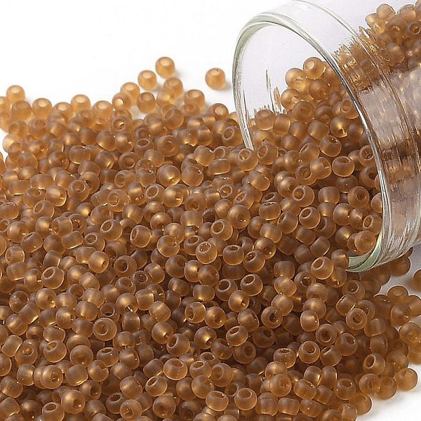 PandaHall TOHO Round Seed Beads, Japanese Seed Beads, (2CF) Matte Dark Topaz, 11/0, 2.2mm, Hole: 0.8mm, about 1110pcs/10g Glass Brown
PandaHall TOHO Round Seed Beads, Japanese Seed Beads, (2CF) Matte Dark Topaz, 11/0, 2.2mm, Hole: 0.8mm, about 1110pcs/10g Glass Brown