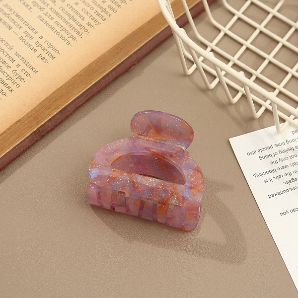 PandaHall Hollow Half Round PVC Claw Hair Clips, for Women Girls, Pale Violet Red, 51x40x68mm Plastic Half Round
PandaHall Hollow Half Round PVC Claw Hair Clips, for Women Girls, Pale Violet Red, 51x40x68mm Plastic Half Round