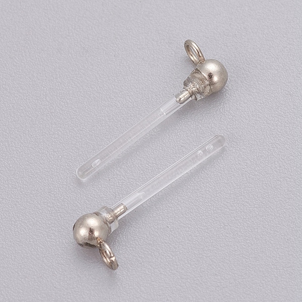 PandaHall Transparent Painless Prevent Allergy Resin Stud Earring Findings, with Loop, Stainless Steel Findings, Stainless Steel Color...
PandaHall Transparent Painless Prevent Allergy Resin Stud Earring Findings, with Loop, Stainless Steel Findings, Stainless Steel Color...