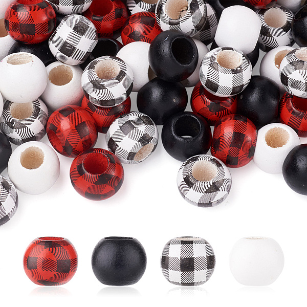 PandaHall Craftdady 100Pcs 4 Style Wood Beads, Dyed, Round, Mixed Color, 20x16mm, Hole: 9mm Wood Round Multicolor
PandaHall Craftdady 100Pcs 4 Style Wood Beads, Dyed, Round, Mixed Color, 20x16mm, Hole: 9mm Wood Round Multicolor