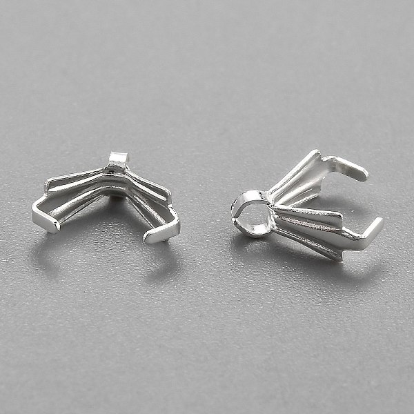 PandaHall 304 Stainless Steel Ice Pick Pinch Bails, Silver, 8x7.5x3mm, Hole: 1.6mm, Pin: 1mm 304 Stainless Steel
PandaHall 304 Stainless Steel Ice Pick Pinch Bails, Silver, 8x7.5x3mm, Hole: 1.6mm, Pin: 1mm 304 Stainless Steel